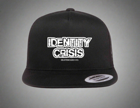 Stencil Logo Snapback Trucker Hat